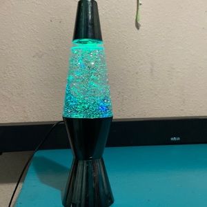Glitter lamp , takes battery’s, it had a cord but it got lost, it still works